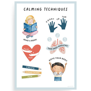Calming Techniques Wall Decal - Arlo & Co