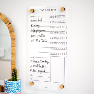 Chore Chart - acrylic - Arlo & Co