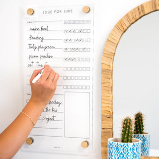 Chore Chart - acrylic - Arlo & Co