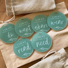 Colourful Simplicity Gift Tags - Set of 6 - Arlo & Co