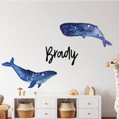 Cosmic Whales Decals - Arlo & Co