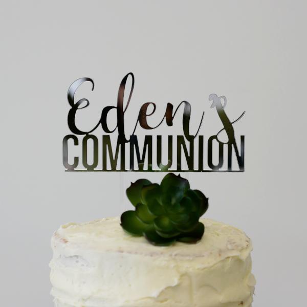 Custom Communion Cake Topper - Arlo and Co