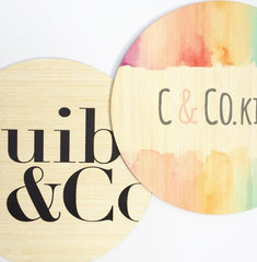 Custom Logo Plaque - Printed - Arlo and Co