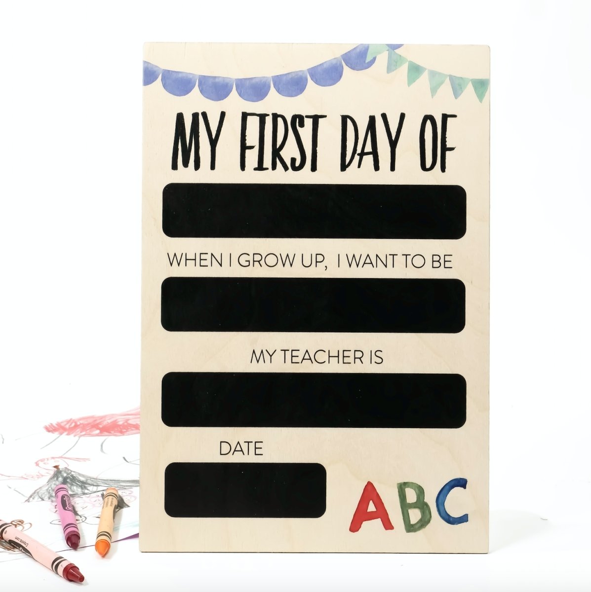 First Day Milestone Boards - Arlo & Co