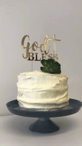 God Bless Cake Topper - Arlo and Co