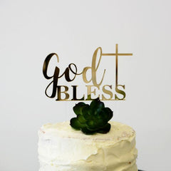 God Bless Cake Topper - Arlo and Co