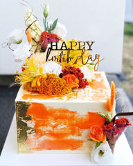 Happy Birthday Modern Cake Topper - Arlo & Co