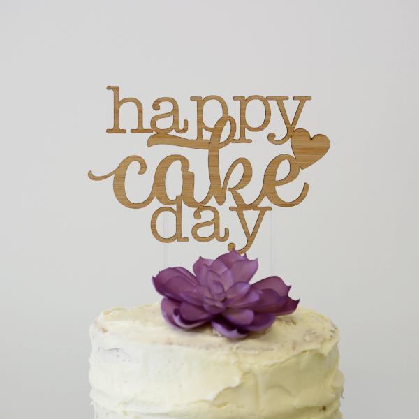 Happy Cake Day Cake Topper