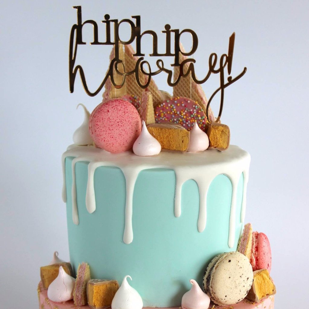 Hip Hip Hooray' Cake Topper - Arlo and Co