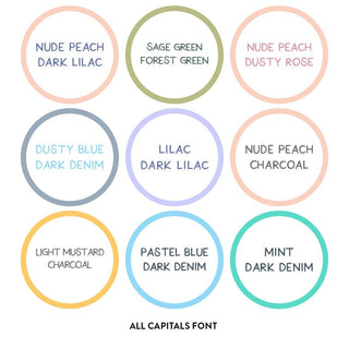 Large Round Name Labels - CLASSIC - Arlo & Co