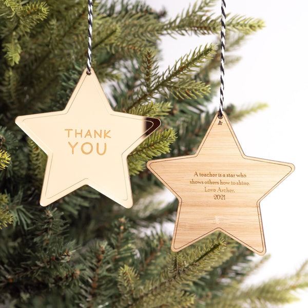 Luxe Thank You Ornament