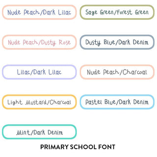 Mini Pencil Labels - CLASSIC - Arlo & Co