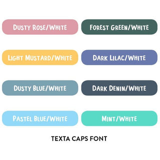 Mini Pencil Labels - FULL COLOUR - Arlo & Co