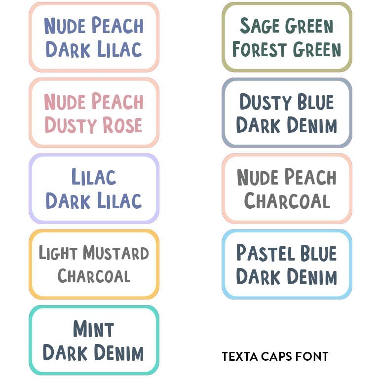 Mixed Set Name Labels - CLASSIC - Arlo & Co
