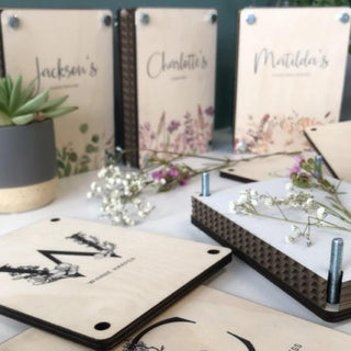 Monogram Flower Press - Arlo and Co