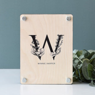 Monogram Flower Press - Arlo and Co