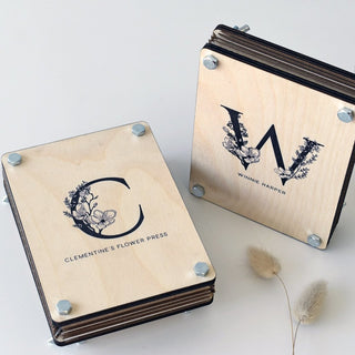 Monogram Flower Press - Arlo and Co