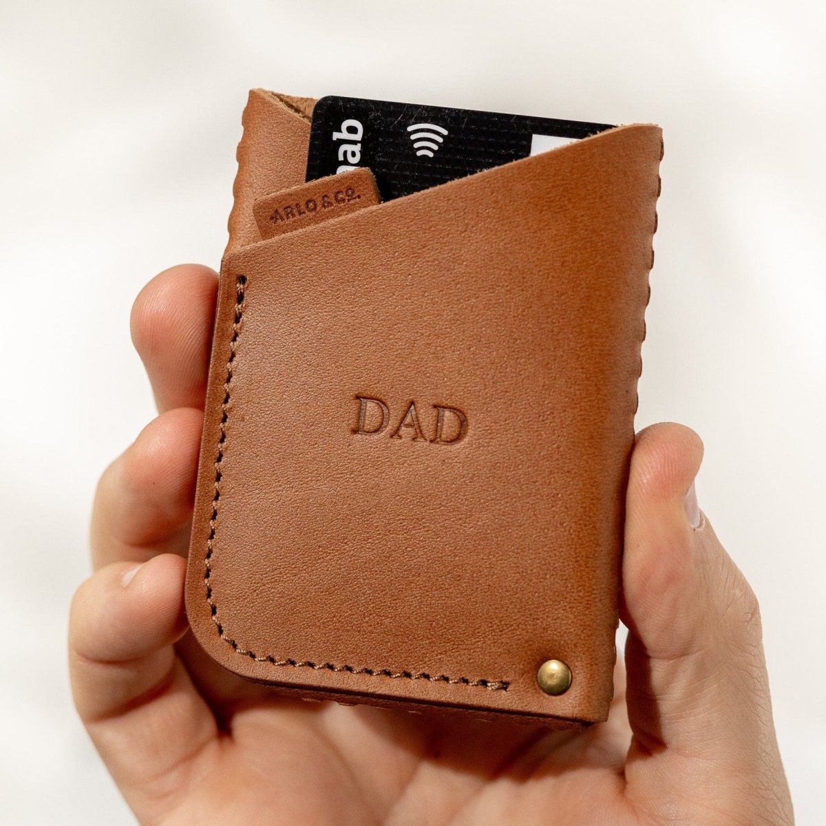 Monogram Leather Wallet Arlo & Co