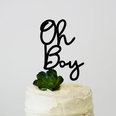 Oh Boy Cake Topper - Arlo and Co