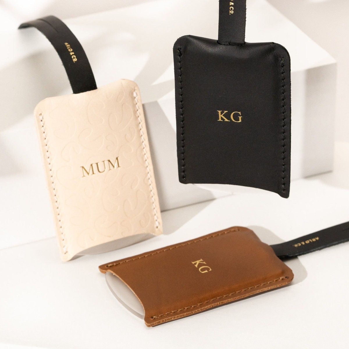 Personalised Leather Luggage Tag