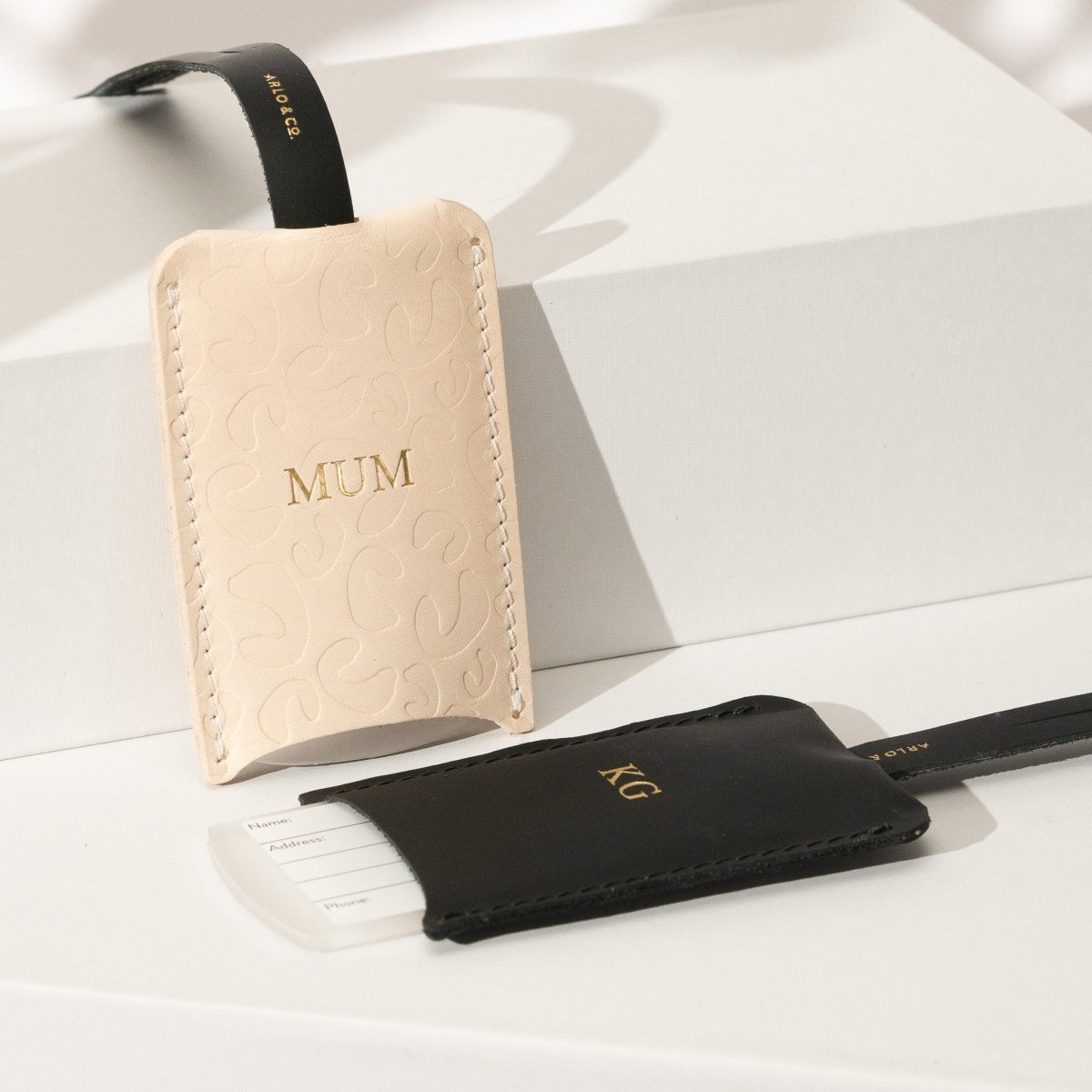 Personalised Leather Luggage Tag - Arlo & Co