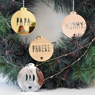 Personalised Ornament - Capitals Font - Arlo & Co