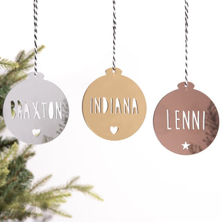 Personalised Ornament - Capitals Font - Arlo & Co