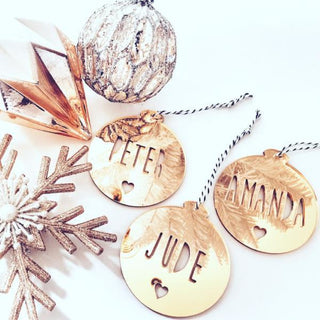 Personalised Ornament - Capitals Font - Arlo & Co