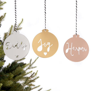 Personalised Ornament - Cursive Font - Arlo & Co