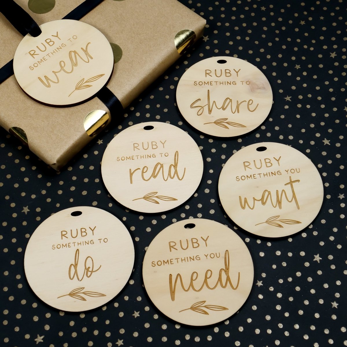 Personalised Simplicity Gift Tags - Set of 6 - Arlo & Co