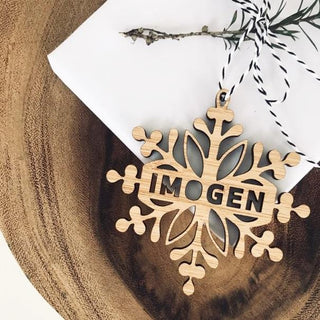 Personalised Snowflake Ornament - Arlo & Co