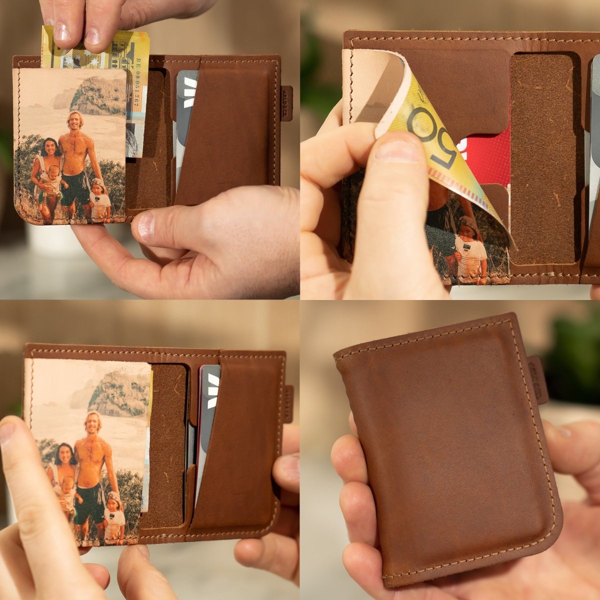 Photo Leather Wallet - Arlo & Co