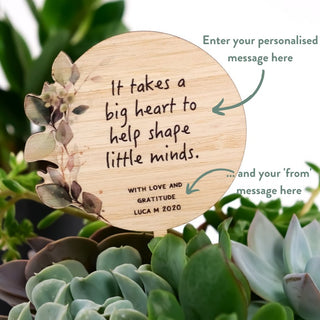 Printed Teacher Planter Stick - Arlo & Co