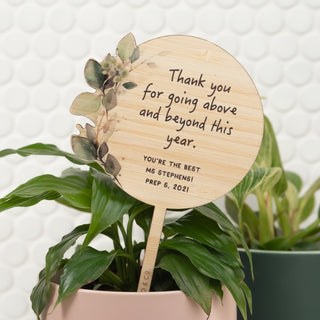 Printed Teacher Planter Stick - Arlo & Co