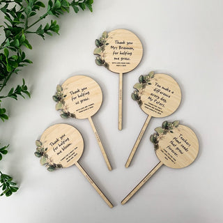 Printed Teacher Planter Stick - Arlo and Co