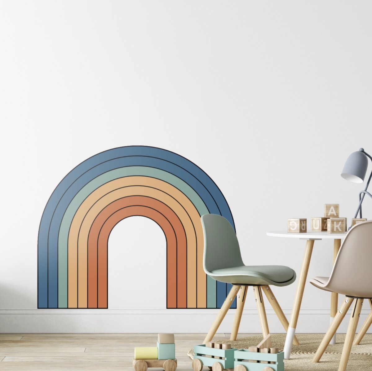 Rainbow Mural Decal - Arlo & Co