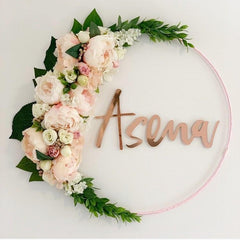 Rose Gold Mirror Name Plaque - 4 Fonts, 3 Sizes - Arlo and Co