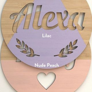 Round Customised Name Plaque - Arlo & Co