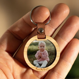Round Luxe Photo Keytag - Arlo & Co