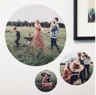 Round Photo Decals - Mixed Set of 3 - Arlo & Co