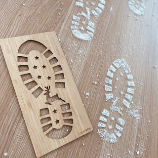 Santa Footprint Stencil - Arlo & Co