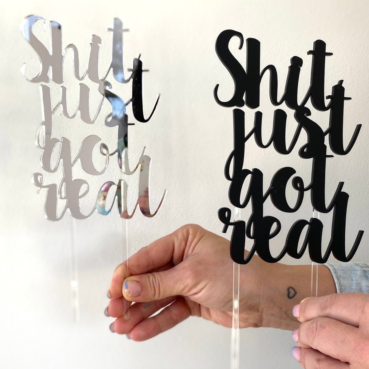 Sh*T Just Got Real Cake Topper - Arlo & Co