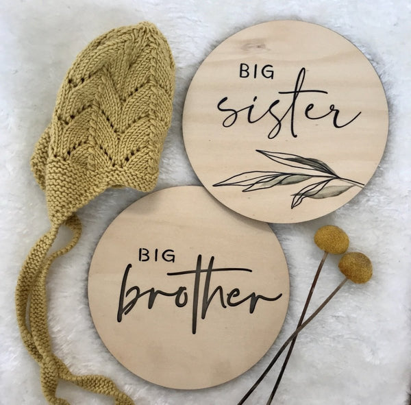 Sibling Announcement Card